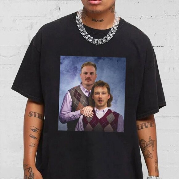 Zach Bryan & Morgan Wallen Mugshot Shirt Funny Country Music Fan Shirt - Picture 2 of 5